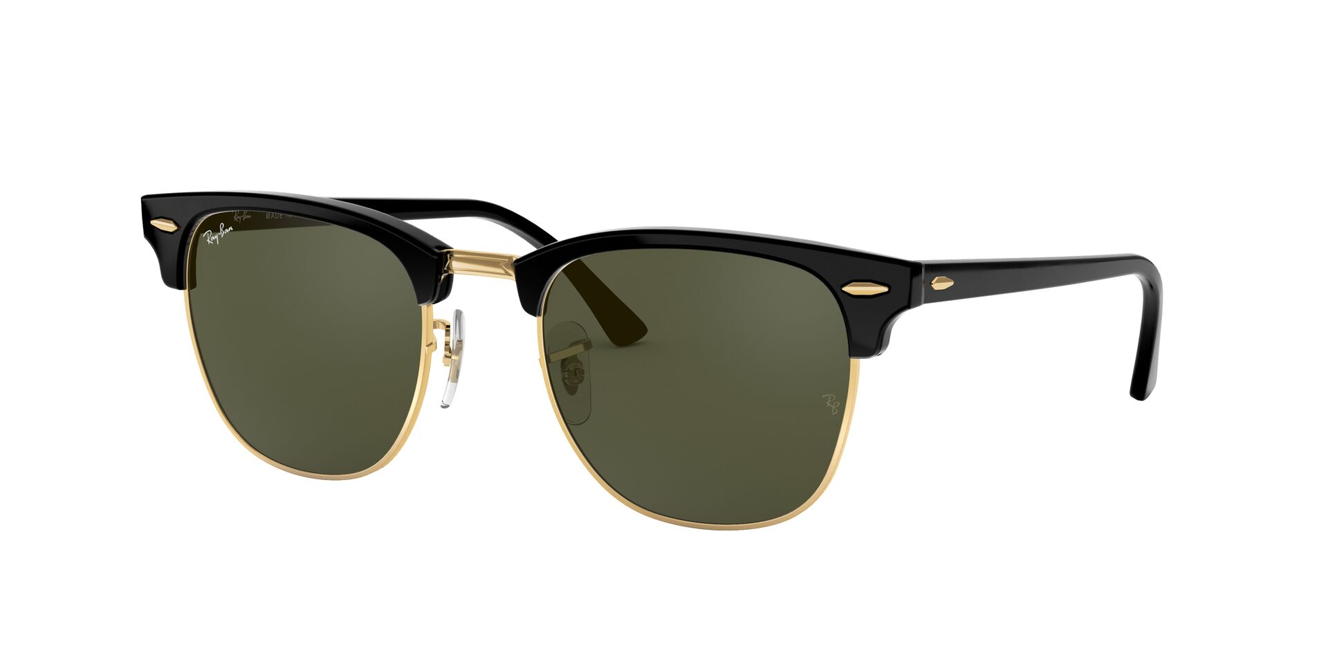 USA ヴィンテージ Ray-Ban Clubmaster W0365 Lentes de sol oakley CLUBMASTER BLACK